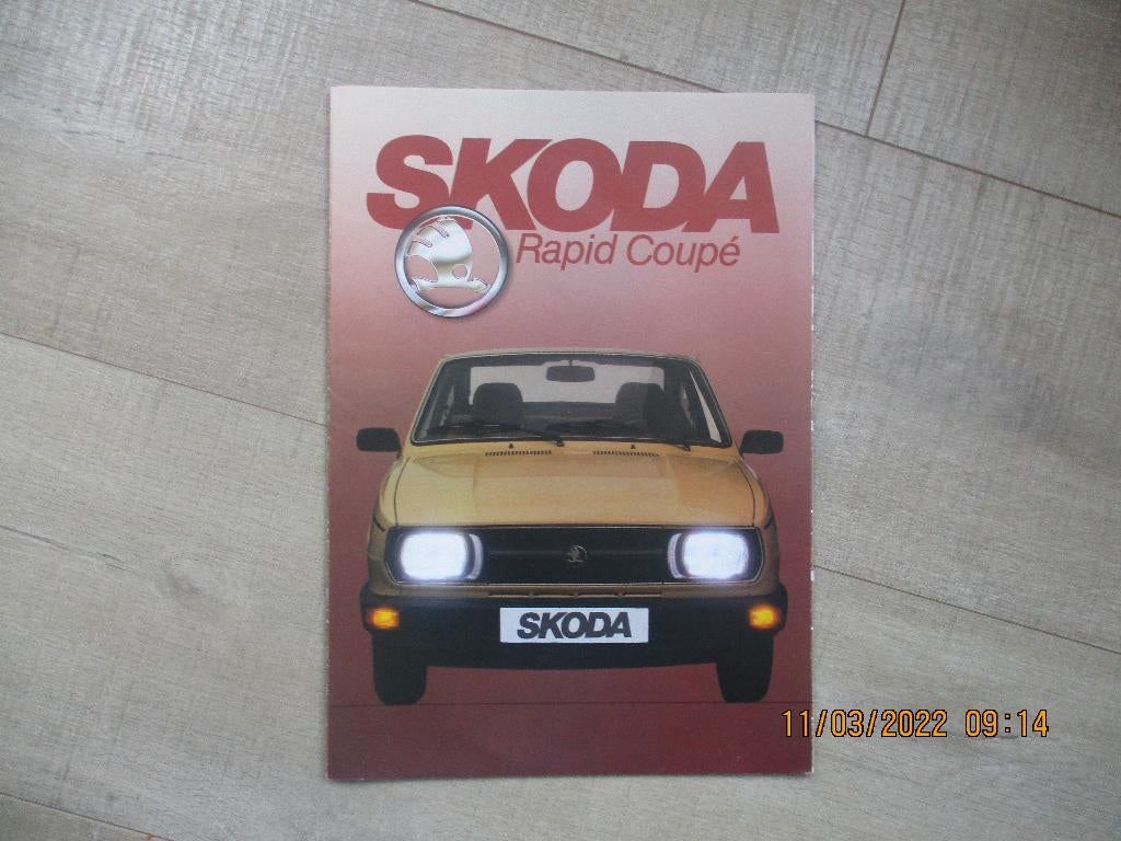 Skoda Rapid Coupé -- Skoda 130 folders -- SALE !!, Ophalen of Verzenden, Zo goed als nieuw, Overige merken