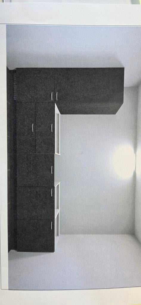 NIEUWE bribus keuken, Ophalen, Overige materialen, Zwart, Nieuw