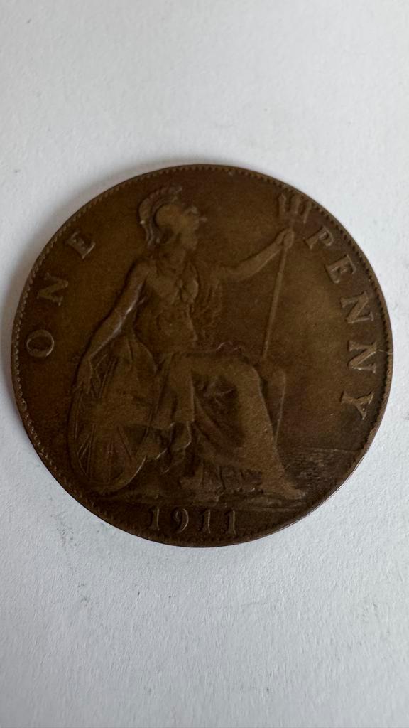 Set van 16 Britse Penny munten (George V & Elizabeth II), Postzegels en Munten, Munten | Europa | Niet-Euromunten, Setje, Overige landen