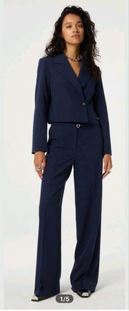 Fabienne Chapot Nelsan broek maat 38 *nieuw *, Kleding | Dames, Broeken en Pantalons, Maat 38/40 (M), Blauw, Nieuw, Ophalen of Verzenden