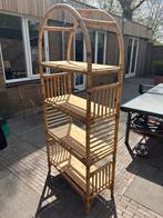 Vintage rotan open kast / boekenrek, Ophalen of Verzenden, Gebruikt