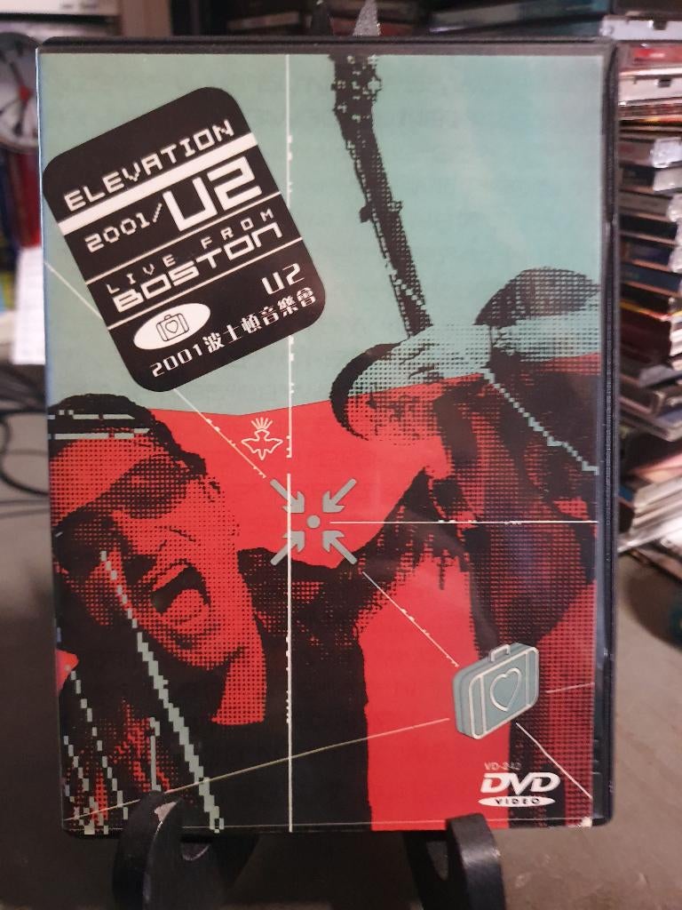 U2 Elevation Tour Boston 2001 DVD, Alle leeftijden, Ophalen, Zo goed als nieuw