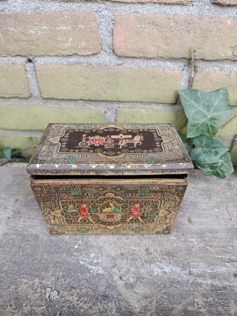 Antieke Côte d'Or blikken doos - Usines Alimenta, Verzamelen, Blikken, Ophalen of Verzenden, Gebruikt, Overige, Overige merken