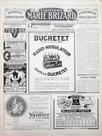 6 bladzijden vintage advertenties reclames uit 1925-1926, Verzamelen, Ophalen of Verzenden, Gebruikt, Overige typen