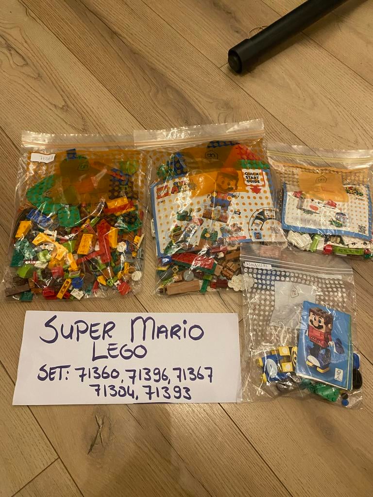 LEGO Super Mario complete set en instructieboekjes, Kinderen en Baby's, Speelgoed | Duplo en Lego, Ophalen of Verzenden, Zo goed als nieuw