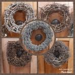 Stoere, landelijke, houten kransen, wanddecoratie, Huis en Inrichting, Nieuw, Ophalen of Verzenden, Gemaalweg 12b Rutten, Ari-Janne.nl