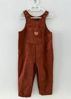 Corduroy salopette bruin leuke tuinbroek met beertje 92/98, Ophalen of Verzenden, Nieuw, Jongen of Meisje, Broek
