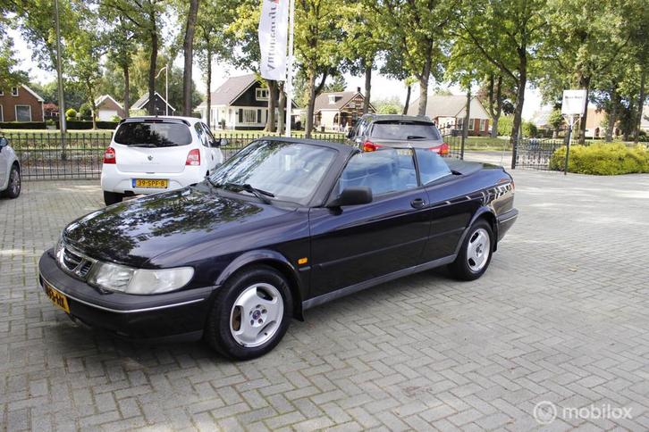 Saab 900 Cabrio 2.3 SE, zeer nette staat, Auto's, Saab, Bedrijf, Te koop, Saab 900, ABS, Airbags, Centrale vergrendeling, Elektrische buitenspiegels