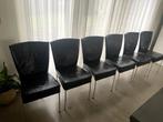2, 4 of 6 Montis Spica design eetkamerstoelen, Vijf, Zes of meer stoelen, Gebruikt, Leer, Modern design