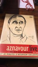 Charles Aznavour dvd live Palais des congres et 40 min intvw, Alle leeftijden, Ophalen of Verzenden, Muziek en Concerten, Zo goed als nieuw