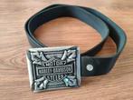 Harley Davidson riem 120 cm, Kleding | Heren, Riemen en Ceinturen, Nieuw, Echt leder, Ophalen of Verzenden, Zwart