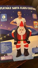 Superleuk opblaasbaar kerstman pak, Maat 52/54 (L), Kerstmis of Sinterklaas, Ophalen of Verzenden, Zo goed als nieuw