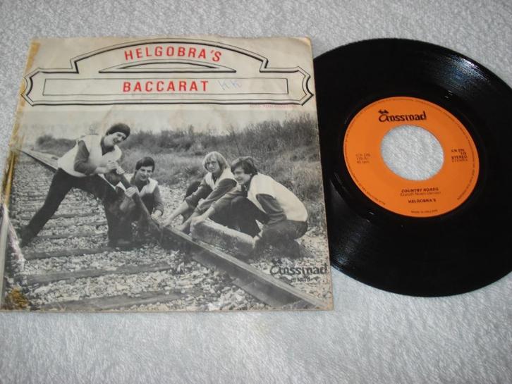 Helgobras   Country Roads  Baccarat  Zeer zeldzaam Orgineel, Cd's en Dvd's, Vinyl Singles, Zo goed als nieuw, Single, Overige genres