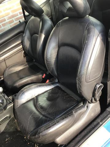 ZWART LEDEREN INTERIEUR PEUGEOT 206 CC in NETTE STAAT beschikbaar voor biedingen