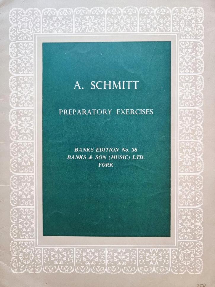 A. Schmidt - Piano Oefeningen Banks Editions No 38, Muziek en Instrumenten, Bladmuziek, Gebruikt, Les of Cursus, Klassiek, Piano