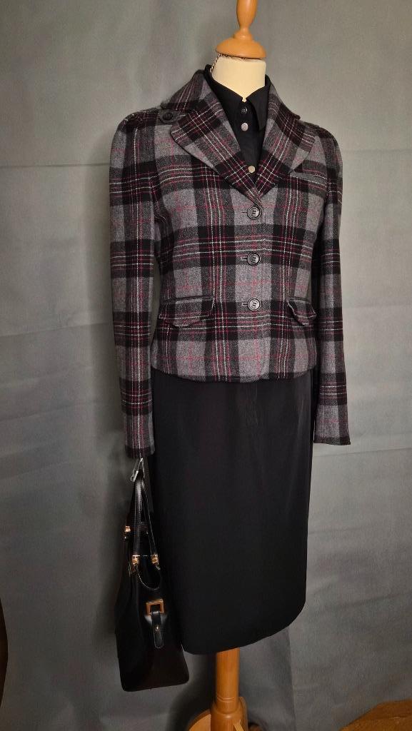 Prachtig Jasje / Blazer ARMANI JEANS | Wol-blend | Ruit, Kleding | Dames, Jasjes, Kostuums en Pakken, Zo goed als nieuw, Jasje