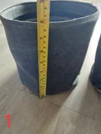 Diverse bloempotten, 25 tot 40 cm, Overige materialen, Rond, Zo goed als nieuw