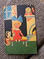 Kinderkaart  - Illustratie Meisje met Kat, Ophalen of Verzenden