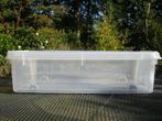 Opbergbox (onder-het-bed) met wielen en deksel 72x40x20 cm, 50 tot 100 cm, Ophalen of Verzenden, Zo goed als nieuw, Minder dan 50 cm