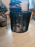 Zwarte lamp, Ophalen of Verzenden, Zo goed als nieuw, Rond