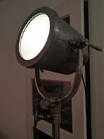 Industriële Vloerlamp op wielen 188cm, Ophalen, Gebruikt, Metaal of Aluminium, Vloerspot of Grondspot