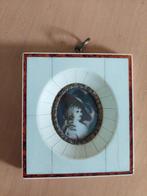 Miniatuur portret in lijst: Duchess of Devonshire, Antiek en Kunst, Ophalen of Verzenden