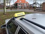 Fake Taxi Bord + Kenteken Houder, Ophalen of Verzenden, Gebruikt