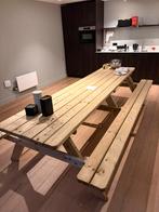 Grote Picknicktafel Hornbach - 3 Meter, Tuin en Terras, Picknicktafels, Ophalen, Nieuw, Rechthoekig, Hout