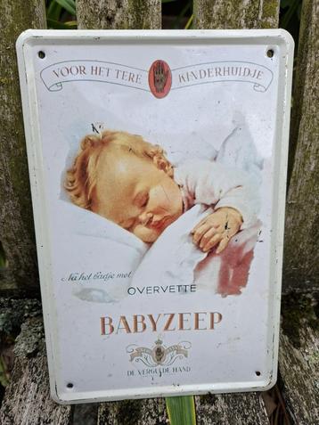 oude ijzeren reclame plaat, jaren 1900 beschikbaar voor biedingen