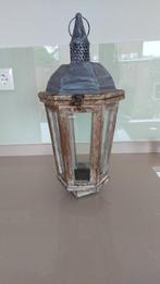 Windlicht (als tafel-, hang- of op steel lamp), Ophalen of Verzenden, Zo goed als nieuw, Overige materialen, Minder dan 25 cm