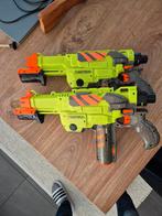 2 Nerf pistolen, Ophalen of Verzenden, Zo goed als nieuw