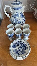 Blauw-wit Ontbijtset, Ophalen of Verzenden, Zo goed als nieuw, Overige stijlen, Porselein