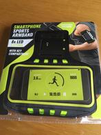 Telefoon armband met led verlichting, Ophalen, Zo goed als nieuw