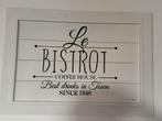 Riviera Maison wandbord “ Le Bistro “, Huis en Inrichting, Ophalen, Zo goed als nieuw, Magneetbord