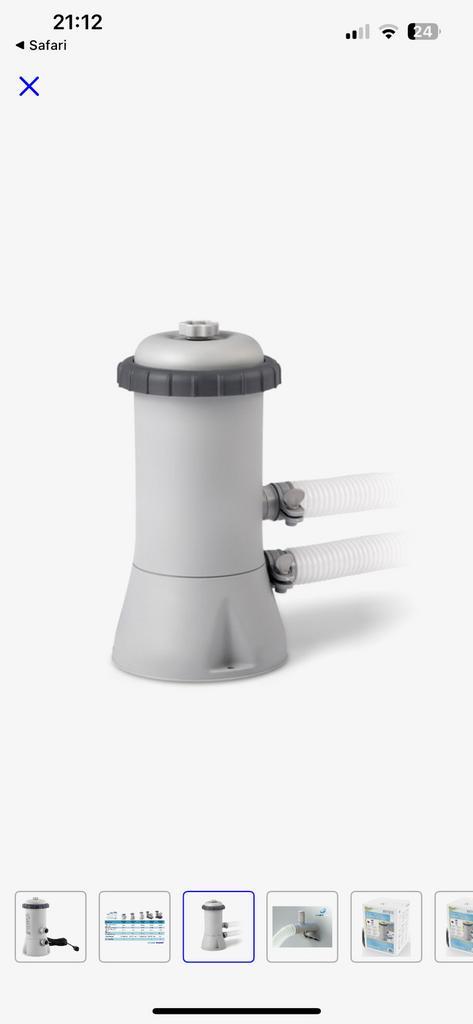 Intex filterpomp c600 (maatje groter dan de kleinste), Tuin en Terras, Zwembad-toebehoren, Gebruikt, Filter, Ophalen