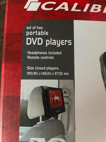 Caliber MPD 298 Draagbare DVD-spelers - Set van 2 beschikbaar voor biedingen
