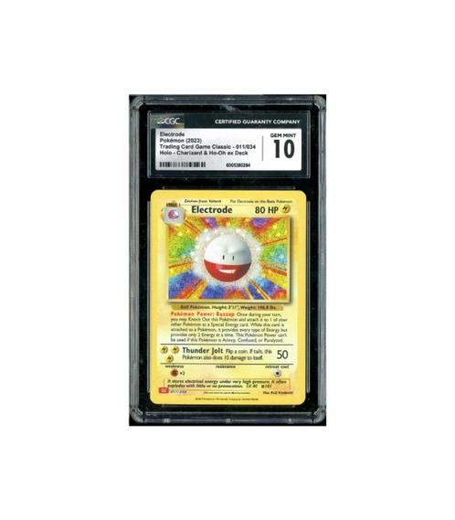 Pokemon Electrode Holo Classic Collection CLC #011 CGC 10, Hobby en Vrije tijd, Verzamelkaartspellen | Pokémon, Zo goed als nieuw
