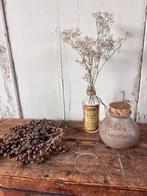 Franse brocante kruidenpotje met kurk, Antiek en Kunst, Ophalen of Verzenden