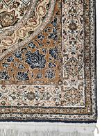 Handmade Persian silk Qum carpet Mirab Ghoum 83x128cm, Persian, 100 tot 150 cm, Generic@example.com, Zo goed als nieuw