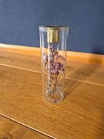 Kaarsstandaard met droogbloemen, Ophalen of Verzenden, Gebruikt, Overige materialen, Minder dan 25 cm