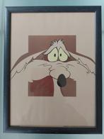 Poster ingelijst van Wile E. Coyote (Roadrunner), Ophalen of Verzenden, Looney Tunes, Zo goed als nieuw, Plaatje, Poster of Sticker