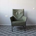 2 Montis Charly kleur: groen - zwart onderstel dop, Huis en Inrichting, Fauteuils, Niet ingevuld, Niet ingevuld, Leer, Ophalen of Verzenden