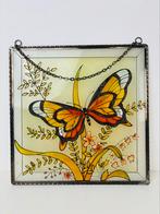 Tiffany glad in lood libelle vlinder lijst, Ophalen of Verzenden
