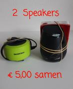 2  SPEAKERS  SAMEN € 5,00 !!, Computers en Software, Pc speakers, Ophalen of Verzenden, Zo goed als nieuw