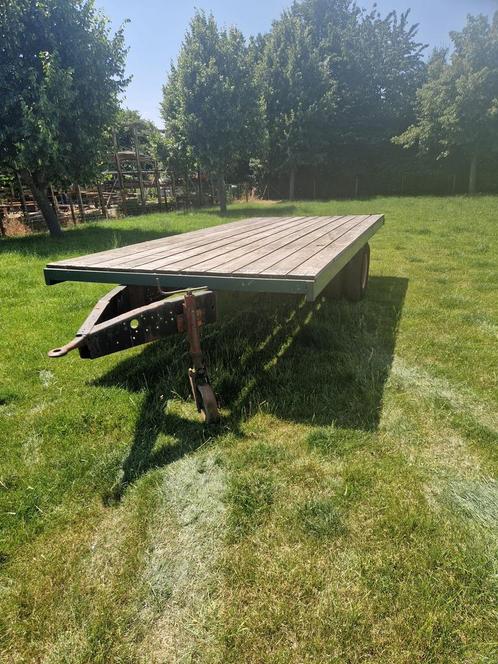 Balenwagen/ platte kar, Zakelijke goederen, Agrarisch | Werktuigen, Ophalen of Verzenden