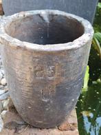 Oude gietpot Ubbink  ijzergieterij bloempot, Ophalen, Gebruikt, Rond, Minder dan 60 cm