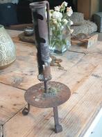 gesmede Franse kandelaar 30 cm, Ophalen of Verzenden, Koper of Brons