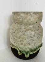 Keramiek Fat Lava vaas De Steenuil , jaren 70, Gebruikt, De Steenuil, Aardewerk of Porselein, Ophalen of Verzenden