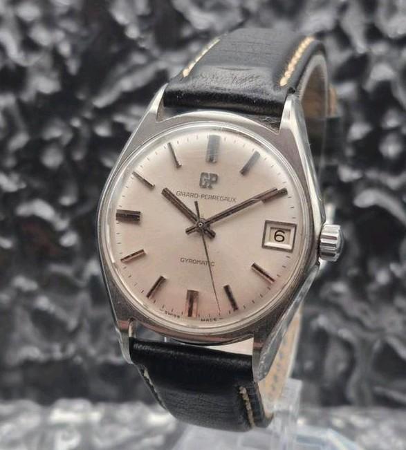 Girard-Perregaux Gyromatic Automatic Date Cal. 461-379, Sieraden, Tassen en Uiterlijk, Horloges | Heren, Gebruikt, Polshorloge
