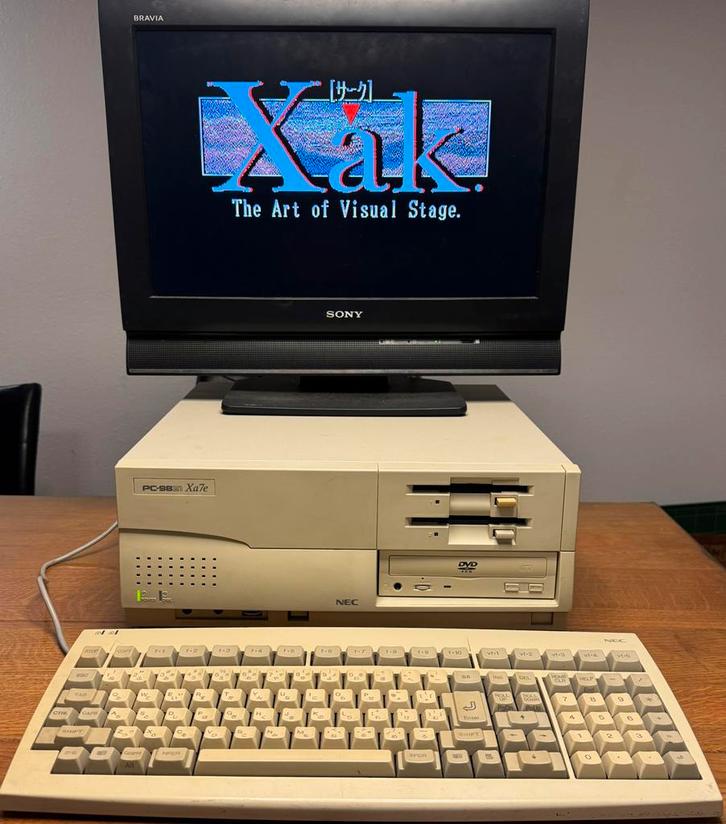 NEC PC9821Xa7e Japanse game PC, Computers en Software, Vintage Computers, Ophalen of Verzenden